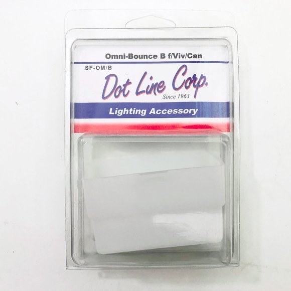 Sto-Fen Dot Line Omni-Bounce for Canon 420EZ, 430EZ OM-B Flash Diffuser - Picture 2 of 2